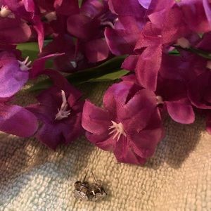 3 / For $25. Diamond like pierce earrings silver.